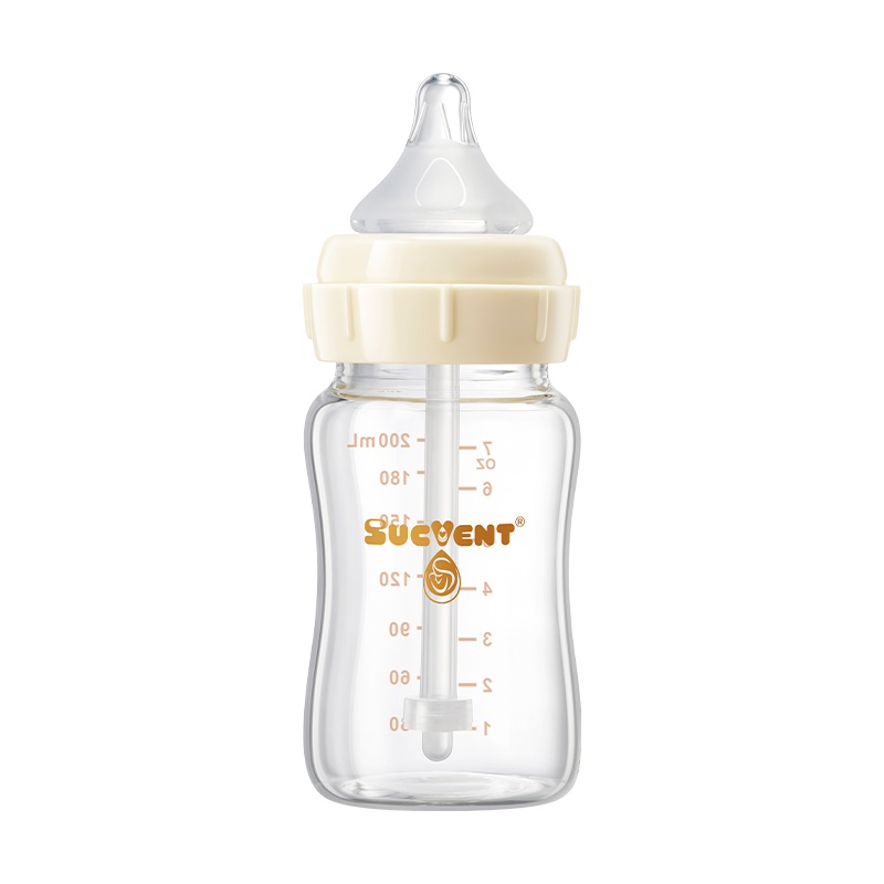 Glass Wide-Neck Baby Bottle