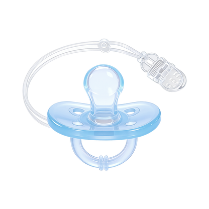 SUCVENT One-Piece Silicone Pacifier with Clip