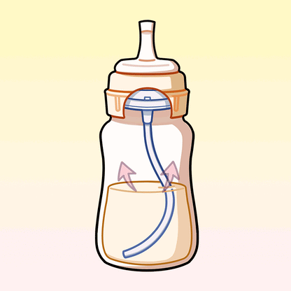 SUCVENT Sippy Cup with Straw and Handles 300ml - Spill Proof Toddler Training Cup