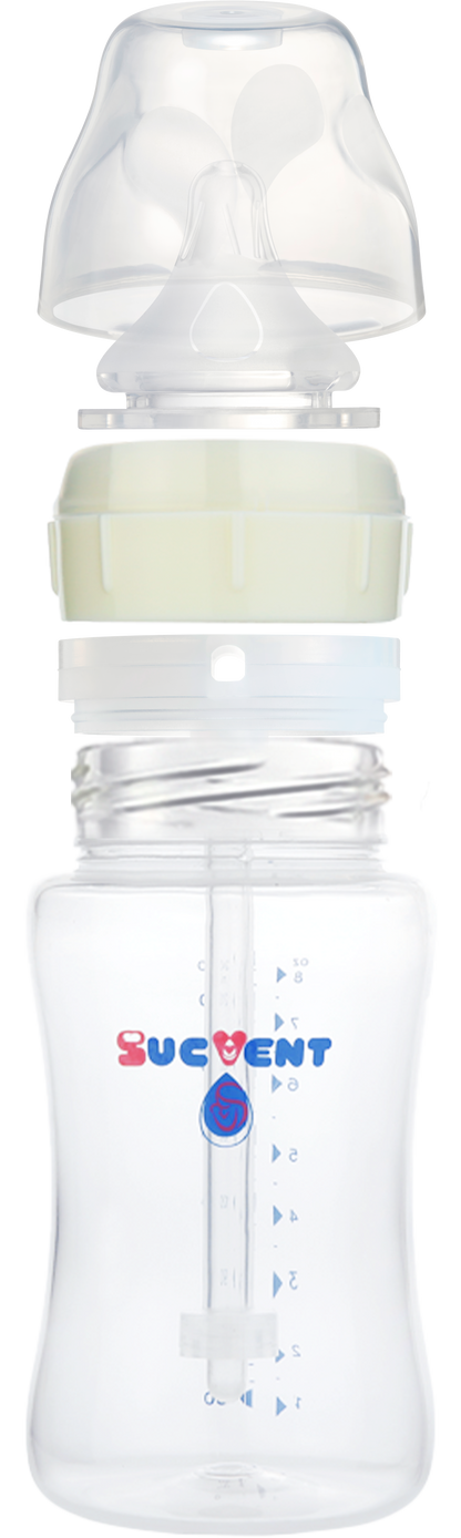 SUCVENT Anti-Choking & Anti-Colic PP Baby Bottle 240ml