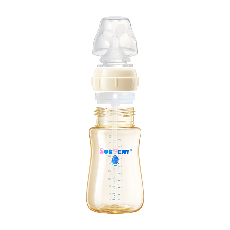 SUCVENT Anti-Choking & Anti-Colic PPSU Baby Bottle 150ml with S Nipple (1-3 Months)